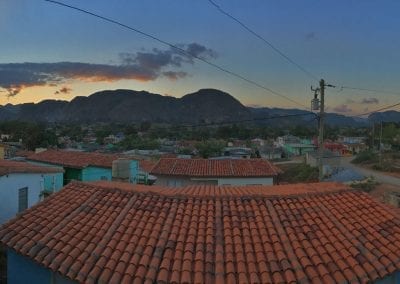 cuba vinales sunset