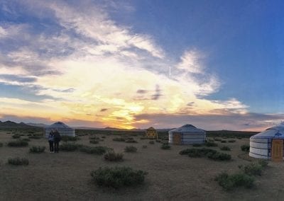 camp de yourtes en mongolie