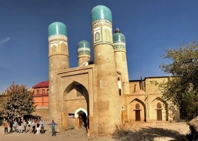 chor minor boukhara ouzbekistan