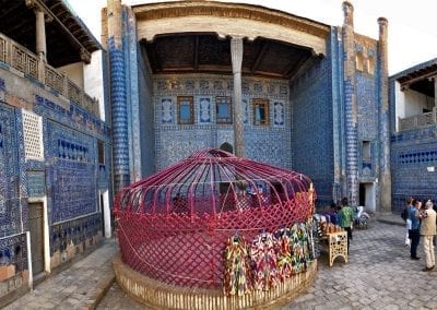 palais gouverneur khiva ouzbekistan