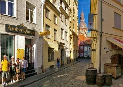 riga old town latvia