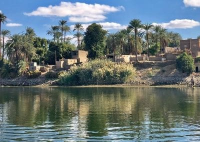 rivages du nil en egypte