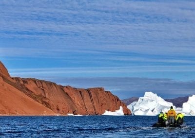 exploration icebergs groenland