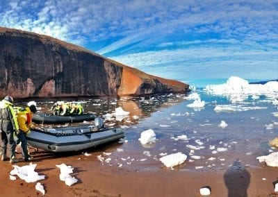 icebergs city groenland