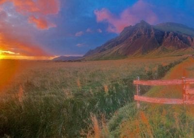 iceland sunset