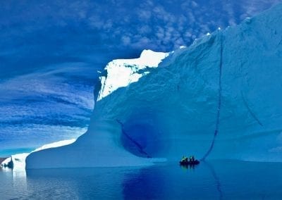 navigation zodiac icebergs
