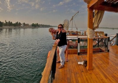 navigation en dahabiya sur