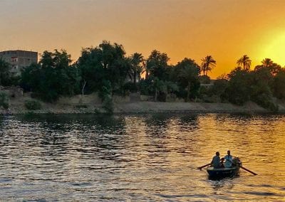 nile sunset egypt