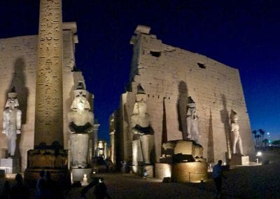 temple de luxor la nuit egypte