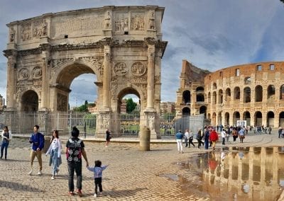 rome forum et colisee italie