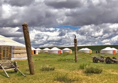 camp de yourtes en mongolie