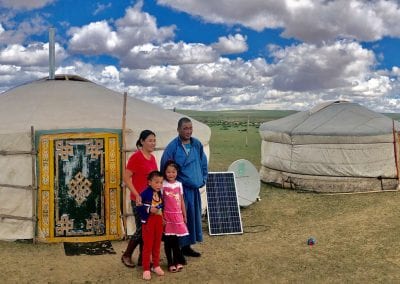 famille steppe mongole