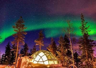 Aurores boréales en Laponie du 25 au 28 janvier 2022