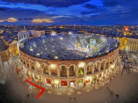 Weekend opéra aux arènes de Vérone du 25 au 27 août 2023